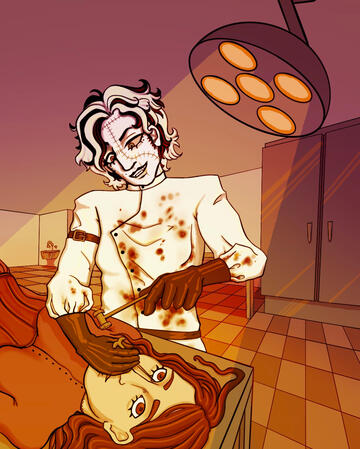 Shaded half body art (not my character) Shaded half body art (not my character)